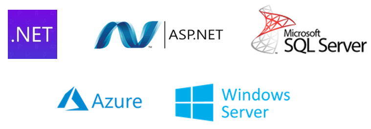 .NET; ASP.Net; Microsoft SQL Server; Azure; Windows Server